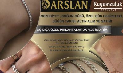 Arslan Kuyumculuk “Zarif ,İnce ,Estetik”tasarımlarıyla fark yaratıyor…